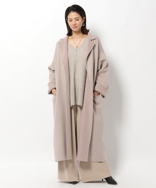 BABYLONE（バビロン）の「BABYLONE / チェスターリバーコート（チェスターコート・レディース・カーキ/グレー系その他・36inch/38inch）」の13枚目の写真