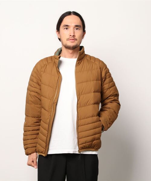 Go to by mizuno（ゴートゥーバイミズノ）の「ブレスサーモライトウェイトトダウンジャケット[メンズ]（ダウンジャケット/コート・メンズ・ブラック/ブルーグリーン/グリーン系その他2/ブラウン系その他/ホワイト/ネイビー/オレンジ・M/L/XL）」の3枚目の写真