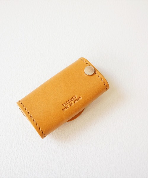 TIDEWAY(タイドウェイ)の「NUME MINI KEY CASE(キーケース/キーアクセサリー・レディース・キャメル/チョコ/その他/ブラック・FREE)」の10枚目の写真