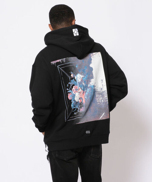 A4A（エーフォーエー）の「A4A (エーフォーエー)  　RUST HD　パーカー（パーカー・メンズ・ブラック/ホワイト・FREE）」の2枚目の写真