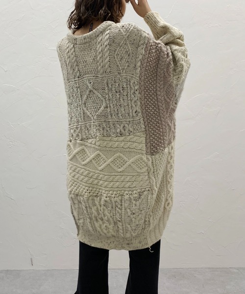 CAPRICIEUX LE'MAGE（カプリシューレマージュ）の「【Sunny Side Up/サニーサイドアップ】リメイクニット（ニット/セーター・レディース・アイボリー・FREE）」の7枚目の写真