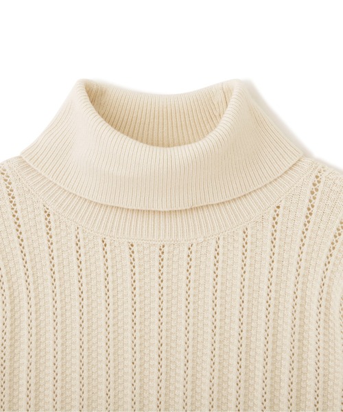 PROPORTION BODY DRESSING（プロポーションボディドレッシング）の「ボリュームスリーブアイレットＫＴ / 1211270106（ニット/セーター・レディース・パープル/オフホワイト/パープル系その他・FREE）」の19枚目の写真