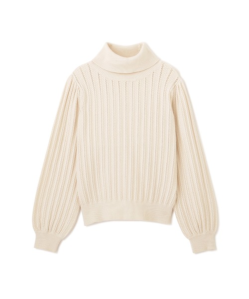 PROPORTION BODY DRESSING（プロポーションボディドレッシング）の「ボリュームスリーブアイレットＫＴ / 1211270106（ニット/セーター・レディース・パープル/オフホワイト/パープル系その他・FREE）」の20枚目の写真