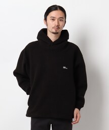 BASECONTROL | ◆ボアフリース ビッグシルエット プルオーバーパーカー(パーカー)