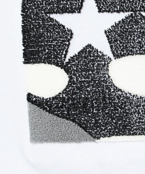 qwerty(クワーティ)の「QWERTY (クワーティ)Brush Embroidery LS TEE(Tシャツ/カットソー・メンズ・ブラック/ホワイト・MEDIUM/X-LARGE/LARGE)」の9枚目の写真