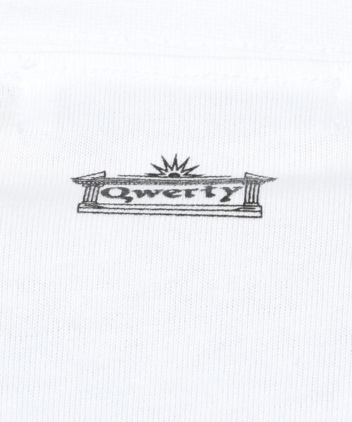 qwerty(クワーティ)の「QWERTY (クワーティ)Brush Embroidery LS TEE(Tシャツ/カットソー・メンズ・ブラック/ホワイト・MEDIUM/X-LARGE/LARGE)」の10枚目の写真
