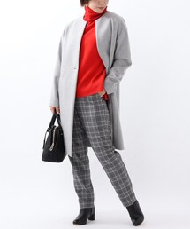 ✨美品✨UNTITLED メイユールカシミヤ ノーカラーコート グレージュ L 61144068_3_d_215.jpg