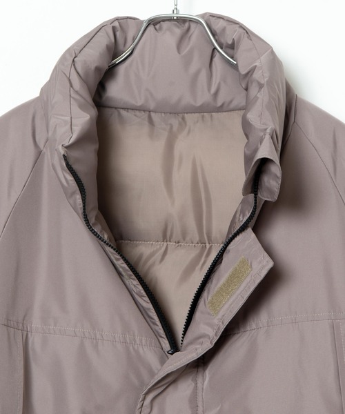 WEGO(ウィゴー)の「WEGO/ボリュームネックパデッドジャケット(ダウンジャケット/コート・メンズ・ブラック/ベージュ・MEDIUM/LARGE)」の7枚目の写真