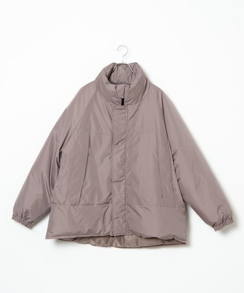 WEGO(ウィゴー)の「WEGO/ボリュームネックパデッドジャケット(ダウンジャケット/コート・メンズ・ブラック/ベージュ・MEDIUM/LARGE)」の22枚目の写真