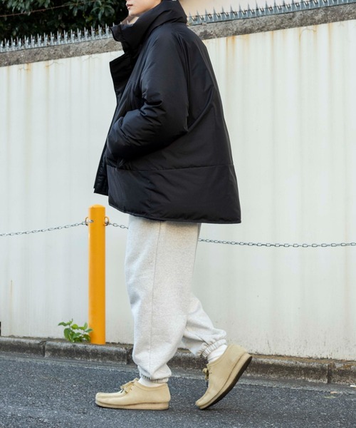 WEGO(ウィゴー)の「WEGO/ボリュームネックパデッドジャケット(ダウンジャケット/コート・メンズ・ブラック/ベージュ・MEDIUM/LARGE)」の11枚目の写真