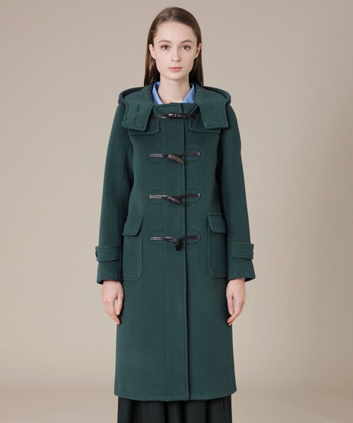 MACKINTOSH LONDON（マッキントッシュ ロンドン）の「ウールカルゼダッフルコート（ダッフルコート・レディース・ネイビー/グリーン系その他5・38/40）」の6枚目の写真