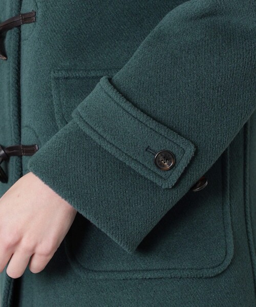 MACKINTOSH LONDON（マッキントッシュ ロンドン）の「ウールカルゼダッフルコート（ダッフルコート・レディース・ネイビー/グリーン系その他5・38/40）」の3枚目の写真