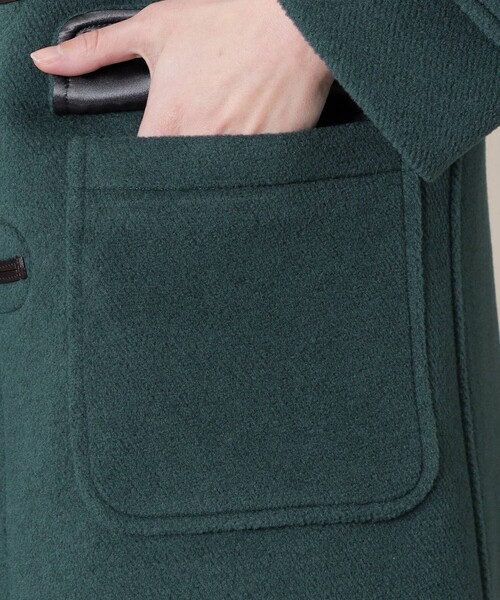 MACKINTOSH LONDON（マッキントッシュ ロンドン）の「ウールカルゼダッフルコート（ダッフルコート・レディース・ネイビー/グリーン系その他5・38/40）」の10枚目の写真