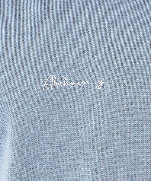 ABAHOUSE GRAY(アバハウスグレイ)の「刺繍 裏起毛 配色 プルオーバー スウェット(スウェット・メンズ・ピンクベージュ/チャコールグレー/グレイッシュブルー/ホワイト・46/48)」の9枚目の写真
