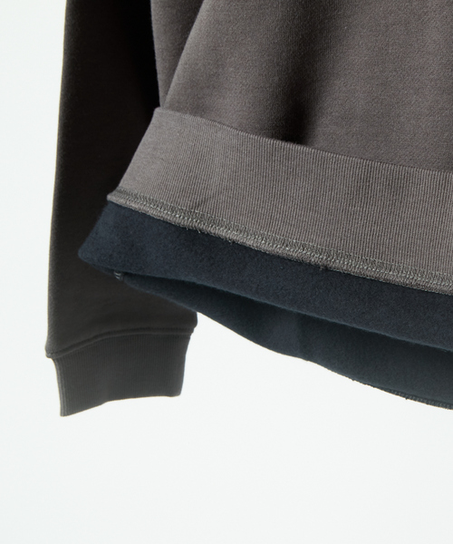 ABAHOUSE GRAY(アバハウスグレイ)の「刺繍 裏起毛 配色 プルオーバー スウェット(スウェット・メンズ・ピンクベージュ/チャコールグレー/グレイッシュブルー/ホワイト・46/48)」の17枚目の写真