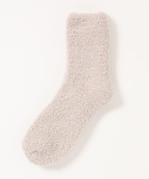 「kakko」(カッコ)の「レディース もこもこあったかソックス靴下(ソックス/靴下・レディース・ブラック/ホワイト/ブラウン/ブルー/レッド/ライトグリーン/スカイブルー/イエロー/ベージュ/ターコイズブルー/ピンク/ベビーピンク/ライトイエロー/グレー/ライトブルー/ライトパープル/ダークグレー/パープル/サックスブルー/サーモンピンク・FREE)」の7枚目の写真