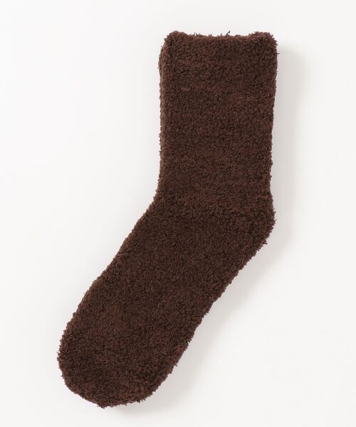 「kakko」(カッコ)の「レディース もこもこあったかソックス靴下(ソックス/靴下・レディース・ブラック/ホワイト/ブラウン/ブルー/レッド/ライトグリーン/スカイブルー/イエロー/ベージュ/ターコイズブルー/ピンク/ベビーピンク/ライトイエロー/グレー/ライトブルー/ライトパープル/ダークグレー/パープル/サックスブルー/サーモンピンク・FREE)」の6枚目の写真