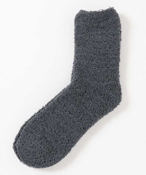 「kakko」(カッコ)の「レディース もこもこあったかソックス靴下(ソックス/靴下・レディース・ブラック/ホワイト/ブラウン/ブルー/レッド/ライトグリーン/スカイブルー/イエロー/ベージュ/ターコイズブルー/ピンク/ベビーピンク/ライトイエロー/グレー/ライトブルー/ライトパープル/ダークグレー/パープル/サックスブルー/サーモンピンク・FREE)」の5枚目の写真