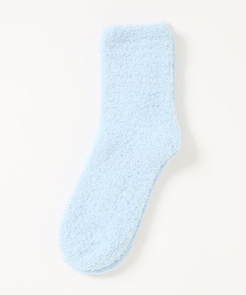 「kakko」(カッコ)の「レディース もこもこあったかソックス靴下(ソックス/靴下・レディース・ブラック/ホワイト/ブラウン/ブルー/レッド/ライトグリーン/スカイブルー/イエロー/ベージュ/ターコイズブルー/ピンク/ベビーピンク/ライトイエロー/グレー/ライトブルー/ライトパープル/ダークグレー/パープル/サックスブルー/サーモンピンク・FREE)」の1枚目の写真