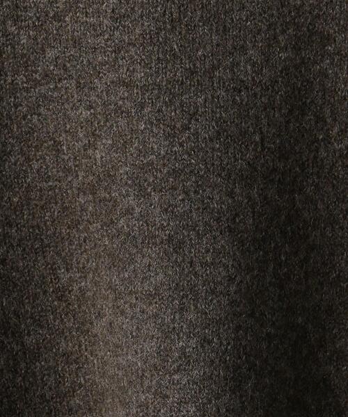 BEAUTY&YOUTH UNITED ARROWS（ビューティーアンドユースユナイテッドアローズ）の「by ※キャメルミックスハイネックワイドニットプルオーバー -ウォッシャブル-（ニット/セーター・レディース・ナチュラル/ダークブラウン/ブラック/ベージュ・FREE）」の6枚目の写真