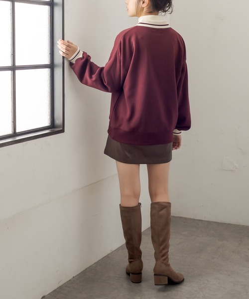 OLIVE des OLIVE（オリーブデオリーブ）の「スタイルアップミニスカート（スカート・レディース・ベージュ/ブラウン/グレー・FREE）」の11枚目の写真