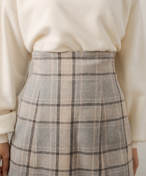 OLIVE des OLIVE（オリーブデオリーブ）の「スタイルアップミニスカート（スカート・レディース・ベージュ/ブラウン/グレー・FREE）」の9枚目の写真