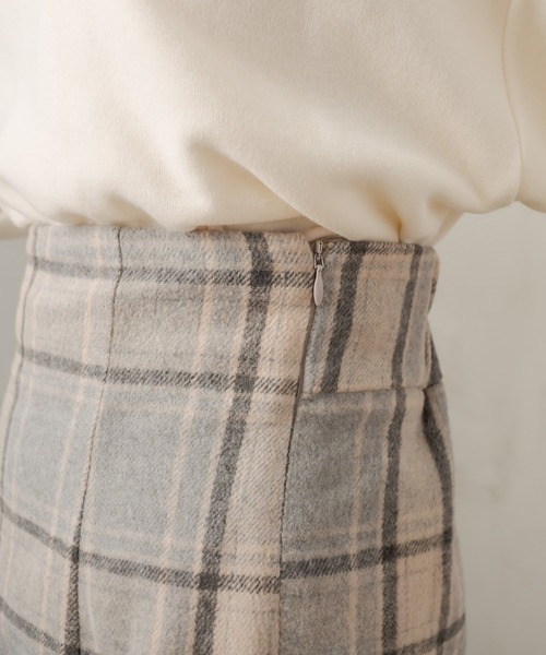 OLIVE des OLIVE（オリーブデオリーブ）の「スタイルアップミニスカート（スカート・レディース・ベージュ/ブラウン/グレー・FREE）」の5枚目の写真