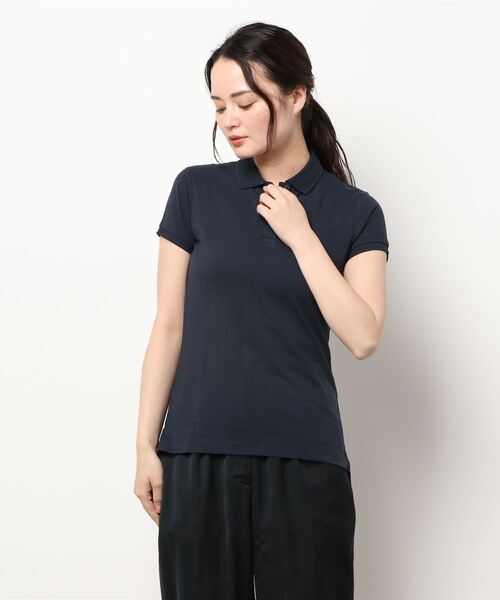 GIORDANO（ジョルダーノ）の「[ GIORDANO ] 抗菌ストレッチフラット半袖ポロシャツ（ポロシャツ・レディース・ホワイト/ブラック/ブルー・X-LARGE/LARGE/MEDIUM/SMALL）」の10枚目の写真