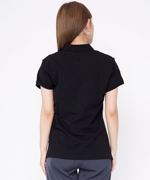 GIORDANO（ジョルダーノ）の「[ GIORDANO ] 抗菌ストレッチフラット半袖ポロシャツ（ポロシャツ・レディース・ホワイト/ブラック/ブルー・X-LARGE/LARGE/MEDIUM/SMALL）」の15枚目の写真