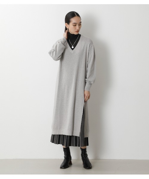 セール ロングスリットニットワンピース ワンピース Crie Conforto クリーコンフォルト のファッション通販 Zozotown