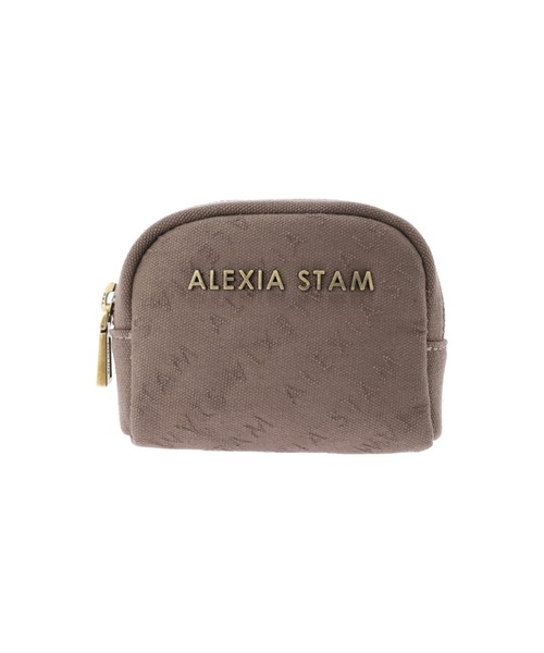 ALEXIA STAM(アリシアスタン)の「Embossed Logo Small Pouch/エンボスロゴスモールポーチ(ポーチ・レディース・ブラウン/ベージュ・FREE)」の4枚目の写真