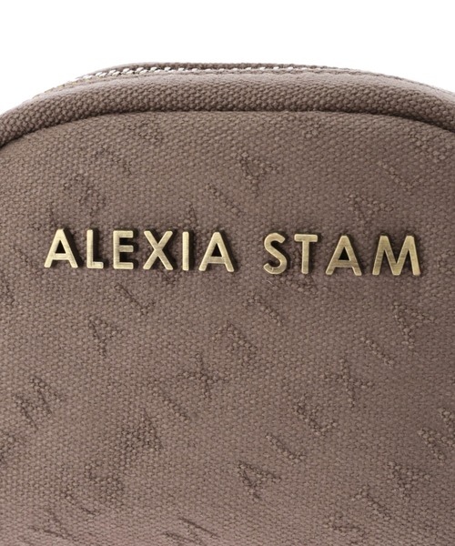 ALEXIA STAM(アリシアスタン)の「Embossed Logo Small Pouch/エンボスロゴスモールポーチ(ポーチ・レディース・ブラウン/ベージュ・FREE)」の6枚目の写真