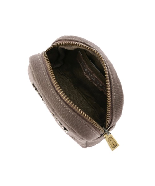 ALEXIA STAM(アリシアスタン)の「Embossed Logo Small Pouch/エンボスロゴスモールポーチ(ポーチ・レディース・ブラウン/ベージュ・FREE)」の3枚目の写真