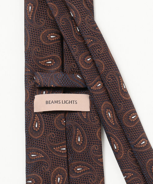 BEAMS LIGHTS(ビームスライツ)の「BEAMS LIGHTS / ペイズリー ネクタイ 21(ネクタイ・メンズ・ブラウン/ネイビー・FREE)」の4枚目の写真