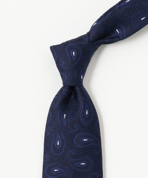 BEAMS LIGHTS(ビームスライツ)の「BEAMS LIGHTS / ペイズリー ネクタイ 21(ネクタイ・メンズ・ブラウン/ネイビー・FREE)」の8枚目の写真