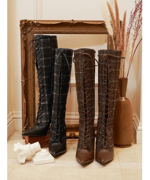 Darich（ダーリッチ）の「チェックドッキングレースアップブーツ