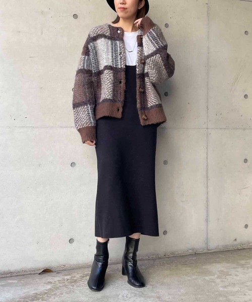 CAPRICIEUX LE'MAGE（カプリシューレマージュ）の「チェック2WAYカーディガン（カーディガン/ボレロ・レディース・ブラウン/レッド・FREE）」の18枚目の写真