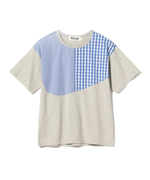 ALOYE(アロイ)の「ALOYE / Shirt Fabrics Short Sleeve Big Fit T-shirt(Tシャツ/カットソー・メンズ・ホワイト/グレー・MEDIUM/X-LARGE/LARGE)」の10枚目の写真