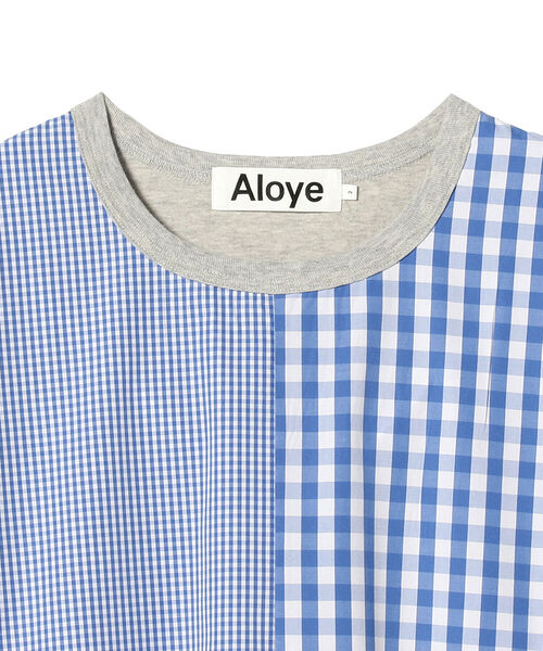ALOYE(アロイ)の「ALOYE / Shirt Fabrics Short Sleeve Big Fit T-shirt(Tシャツ/カットソー・メンズ・ホワイト/グレー・MEDIUM/X-LARGE/LARGE)」の5枚目の写真