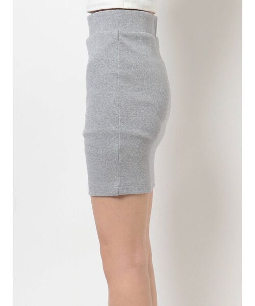 GYDA(ジェイダ)の「テレコタイトスカートライクショートパンツ(スカート・レディース・グレー/ブラック・FREE)」の9枚目の写真