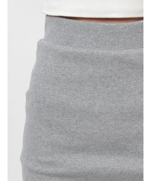 GYDA(ジェイダ)の「テレコタイトスカートライクショートパンツ(スカート・レディース・グレー/ブラック・FREE)」の7枚目の写真