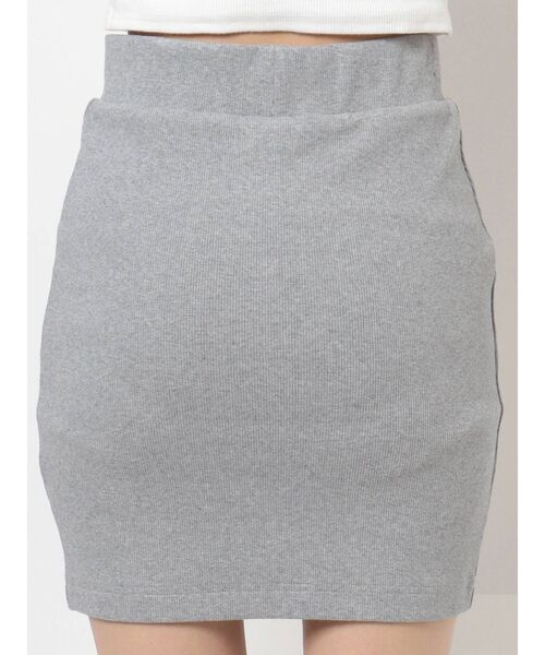 GYDA(ジェイダ)の「テレコタイトスカートライクショートパンツ(スカート・レディース・グレー/ブラック・FREE)」の6枚目の写真