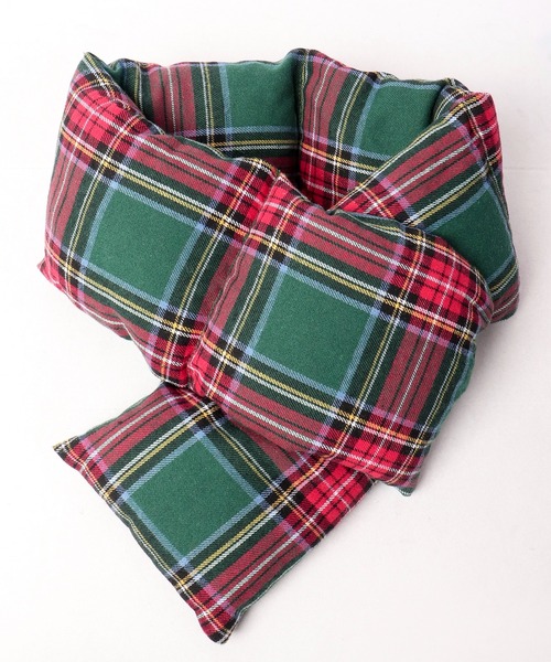 FUNALIVE（ファンアライブ）の「チェックティペット（ネックウォーマー/スヌード・メンズ・ネイビー/レッド/グリーン・FREE）」の2枚目の写真