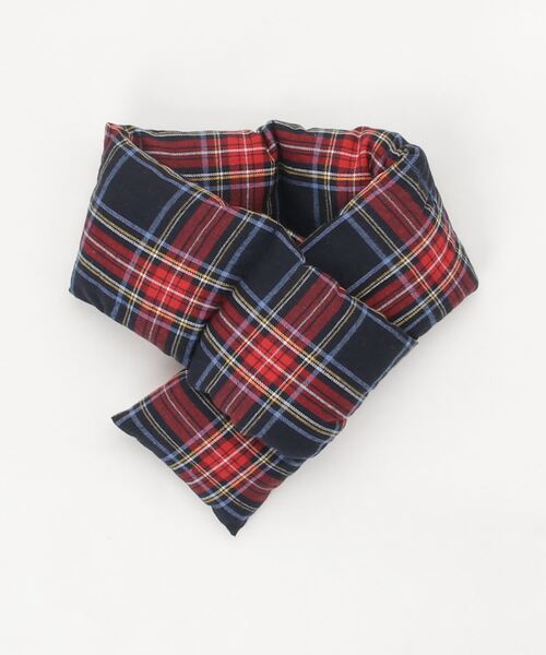 FUNALIVE（ファンアライブ）の「チェックティペット（ネックウォーマー/スヌード・メンズ・ネイビー/レッド/グリーン・FREE）」の4枚目の写真