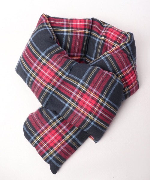 FUNALIVE（ファンアライブ）の「チェックティペット（ネックウォーマー/スヌード・メンズ・ネイビー/レッド/グリーン・FREE）」の14枚目の写真