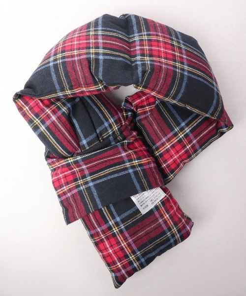 FUNALIVE（ファンアライブ）の「チェックティペット（ネックウォーマー/スヌード・メンズ・ネイビー/レッド/グリーン・FREE）」の13枚目の写真