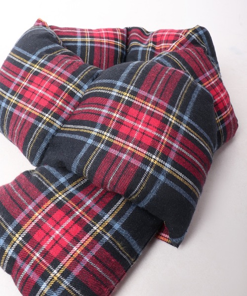 FUNALIVE（ファンアライブ）の「チェックティペット（ネックウォーマー/スヌード・メンズ・ネイビー/レッド/グリーン・FREE）」の16枚目の写真