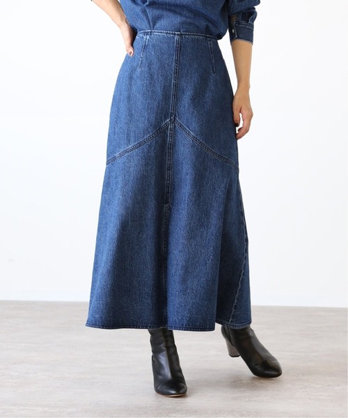 VERMEIL par iena(ヴェルメイユパーイエナ)の「《追加》デニムWステッチスカート(デニムスカート・レディース・ネイビー・36/38/40)」の16枚目の写真