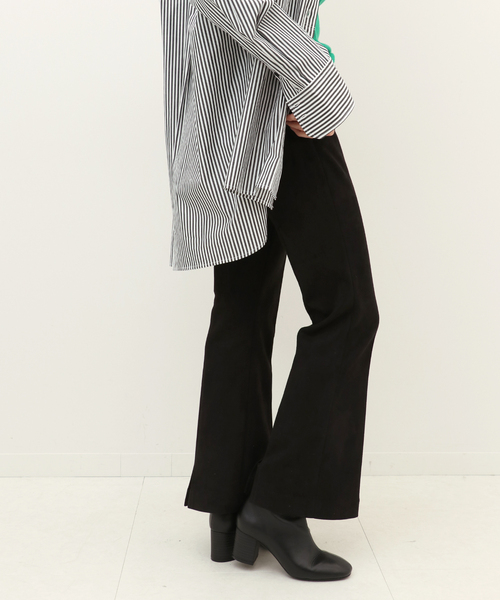 Simplicite(サンプリシテ)の「スリムフレアパンツ◆(その他パンツ・レディース・カーキ/ブラック/アイボリー・38/36)」の3枚目の写真