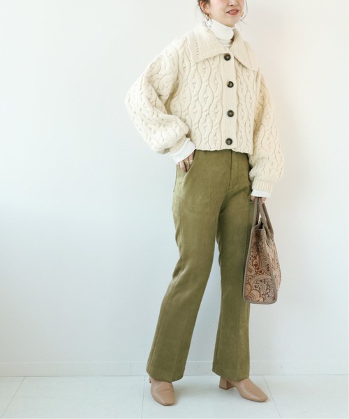 Simplicite(サンプリシテ)の「スリムフレアパンツ◆(その他パンツ・レディース・カーキ/ブラック/アイボリー・38/36)」の19枚目の写真